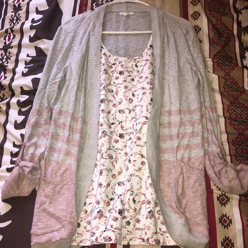 Cardigan/tank